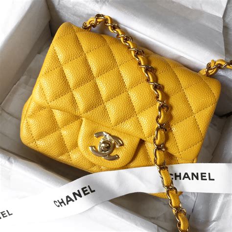 chanel yellow caviar bag|Handbags & Bags .